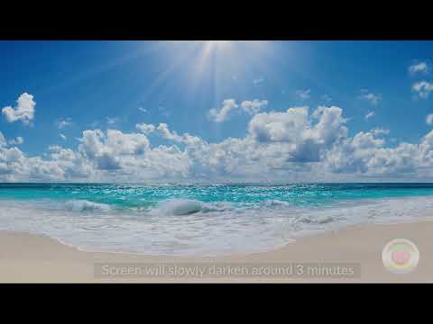 🌊 BEACH Meditation for Kids' Sleep (10 MINUTE MEDITATION WITH LOOPING MUSIC)