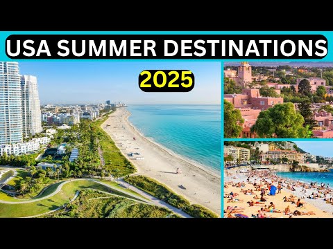 Top 15 Summer Destinations in  USA You Must Visit in 2025! 🇺🇸☀️ Hidden Gems + Popular Spots