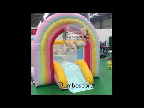 Dumbo rainbow bounce house