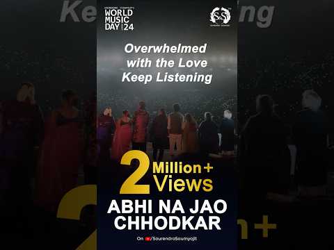 2 Million+ Views and counting Already? 😍Thank you for loving 'Abhi Na Jaao Chhodkar'. #SandS20