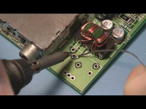 Amiga 600 through hole (via) repair