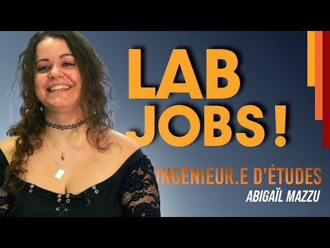 Lab Jobs : les métiers du laboratoire - Ingénieur.e d'études dans la recherche