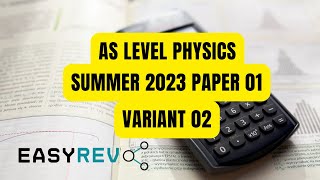 AS Level Physics Past Paper Solution | May-Jun 2023 | Paper 1