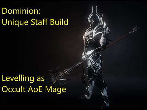 Wolcen  Bloodtrail 1.1.4.0 PURE Occult AoE Mage / Levelling using a DOMINION Unique Staff Build.