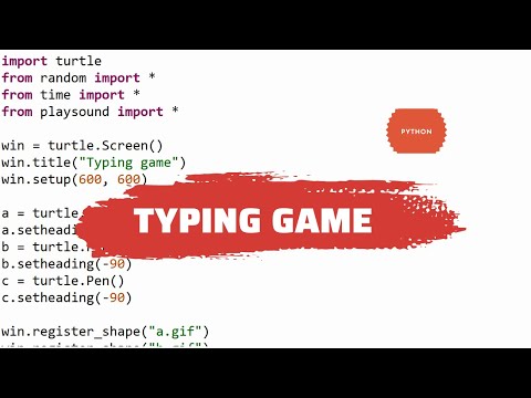 Lập trình Python: typing game