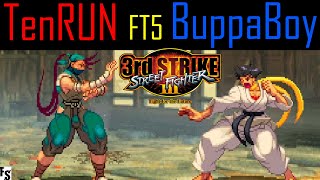 Street Fighter III: Third Strike - TenRUN [Ibuki] vs BuppaBoy [Makoto] (Fightcade FT5)