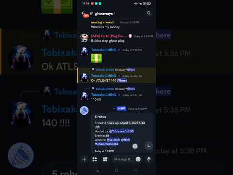 Robux Giveaway!!check comments for discord info 🔥!!