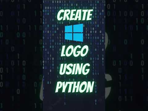 Draw Windows Logo using Python Turtle #shorts #python #pythonturtle #windows  @gilesmcmullen
