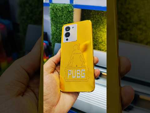 "Gold Glass Back ✨ Custom PUBG Logo + Your ID Name! 🔥🎮"#shorts #shortvideo #ytshorts #pubgmobile