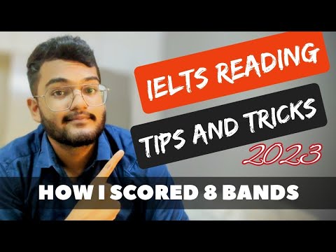 IELTS READING TIPS & TRICKS *2023* 🔥 || HOW I SCORED 8 BANDS IN READING