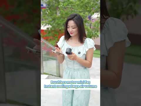 Icy Breeze Neck and Handheld Fan