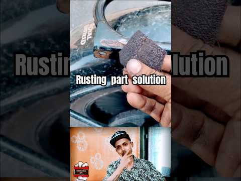 Rusted part easy solution| bike motos repair 2025