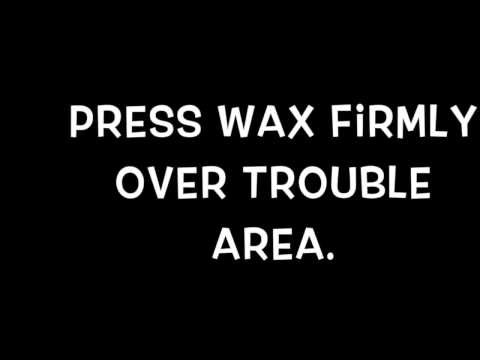 What to do when a wire is poking.