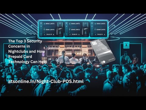 What are the top security concerns faced by nightclubs,and how prepaid card technology address them?