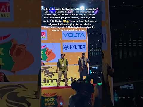 Tedi-medi baaton ka Hyderabad Nawab, baigan ka Baap, aur Bharatha ka boss.#mirchimurga #viralvideo