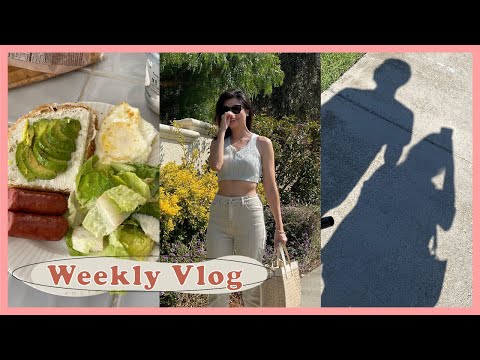 🇺🇸weekly vlog/打疫苗、居家防疫生活、逛市集、自己做美式貝果🥯、一千片拼圖、Chick Fil A 奶昔好好喝🍓🥛