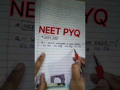 Bond order related Neet Pyq #easy #tricks #Neet tricks # shorts #