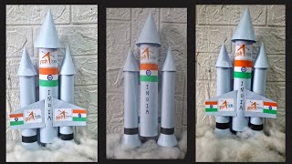 How to make   paper Rocket //  Moon Day Special Rocket 🚀 @shezasartanfcraft