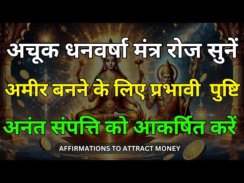 🔥 धन आकर्षित करने की पुष्टि | Money Affirmations |  शक्तिशाली धन मंत्र अभी सुनें!