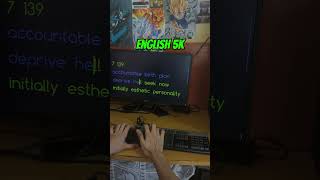 135 WPM on English 5K 🔥🔥 #fyp #foryou #speedtyping #monkeytype