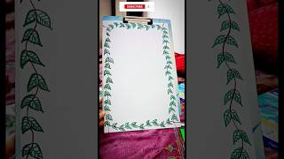 Project border design very easy #tryartwithtulsi #explore #projectborderdesign #trending #decorative