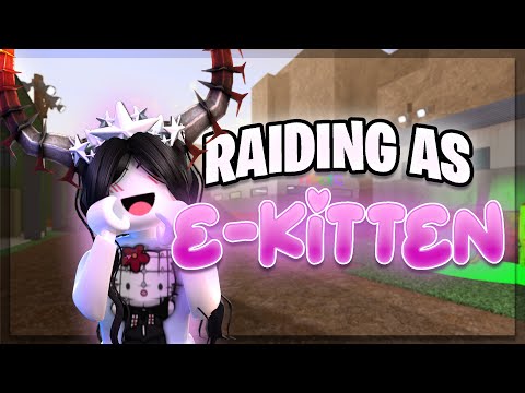 Raiding As An E-Kitten in Da Hood + Keyboard ASMR 🌸