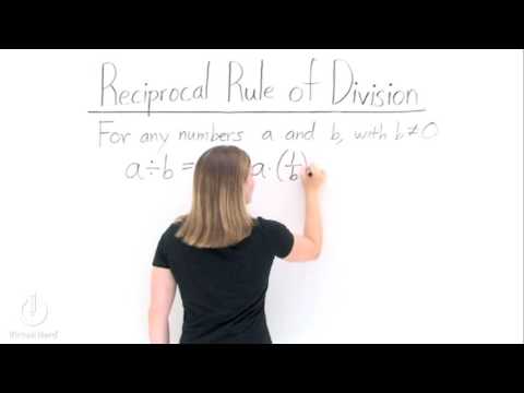 What's the Reciprocal Rule of Division?
