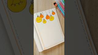 💡 front page 📃 ideas for journal and Notebook 📒#shorts #schoolassignment