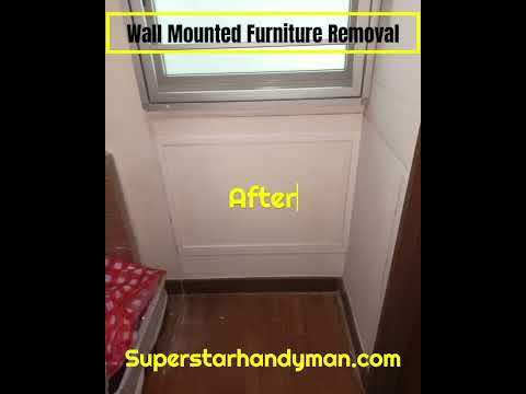 #WallMountedFurniture   #FurnitureInstallation #FurnitureRemoval #WallMountedShelves #TVMounting