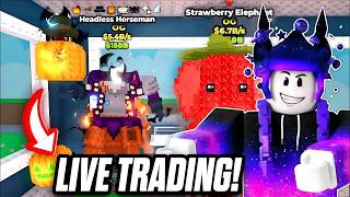 BIG TRADES IN STEAL A BRAINROT LIVE (NOT ENDING UNTIL TIMER HITS 0)