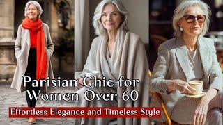 Parisian Chic for Women Over 60: Effortless Elegance and Timeless Style