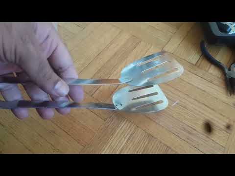 Chimta/Tongs/pincer repairing with out wielding / plasma