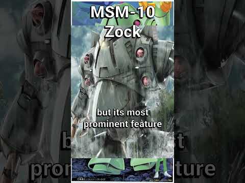 MSM-10 Zock Lore, Zeons Walking Weapons Platform | Gundam Lore |  #gundam #anime