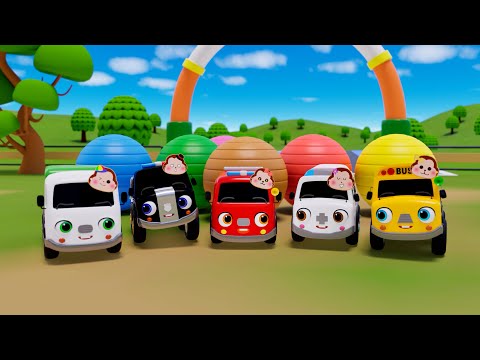 Five Little Monkeys Song | Nursery Rhymes & Kids Songs - Baby Car Songs TV