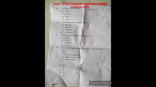 class 10 icse Computer Applications MCQ'S solutions 2023.