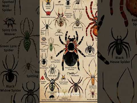 Types Of Spiders #shorts