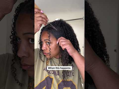 Please don’t rip your hair 😭#curlyhairtips #naturalhaircare #hairbreakage #haircaretips