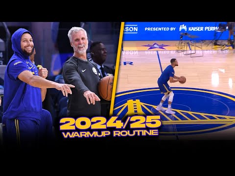 Steph Curry's 2024/25 Full Pregame Shooting Routine 🐐 | Training Explained