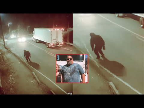 GIANT BIGFOOT Murdered Truck Driver - Rare Footage Got Leaked!