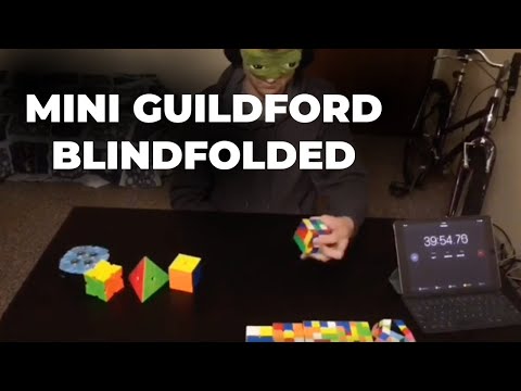 Mini Guildford Challenge Blindfolded