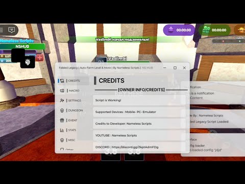 Fabled Legacy OP Script | Auto Farm Snowflake, Stats & More! PASTEBIN 2024