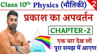 Prakash Ka Apvartan Class 10th Bihar Board || Physics Chapter 2 Class 10