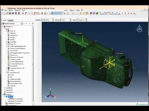 NVH Using Substructures to Model a Pick up Truck