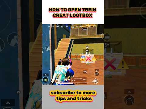 bgmi new update 3.8 ll how to open trein creat lootbox ll #bgmi #tipsandtricks #pubgmobile