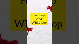 simplest explain about for loop and while loop 😌 #developer #webdevelopment #javascript #programming