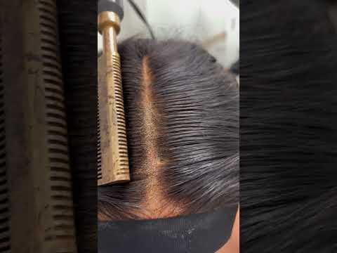 Quick fix for overbleached/ over processed lace #wiginstall #frontal #wigtutorial