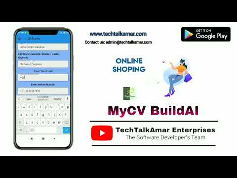 MyCV BuildAI | Download App and Create Your CV/Resume