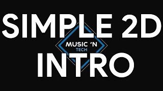 Music 'N Tech - Simple 2D Intro Video - Adobe After Effects