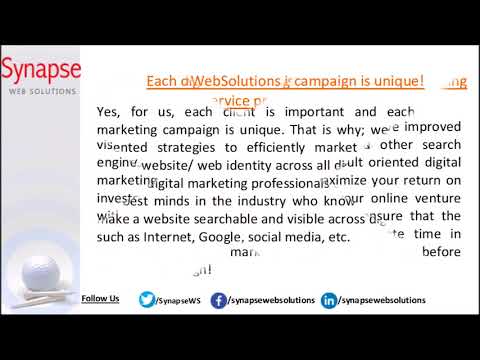 SynapseWebSolutions Digital Marketing Agency in UK