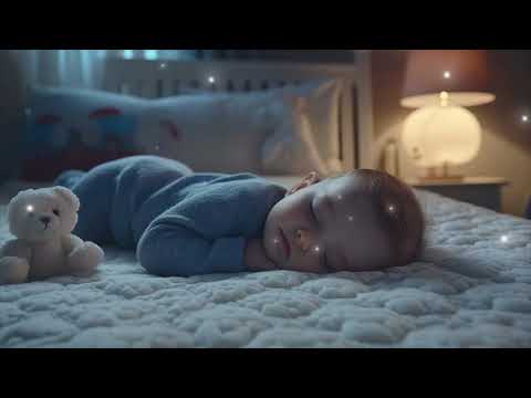 Mozart & Brahms Music Box Lullabies & Gentle Rain | Sleep in 3 Minutes | Soothing Baby Sleep Music
